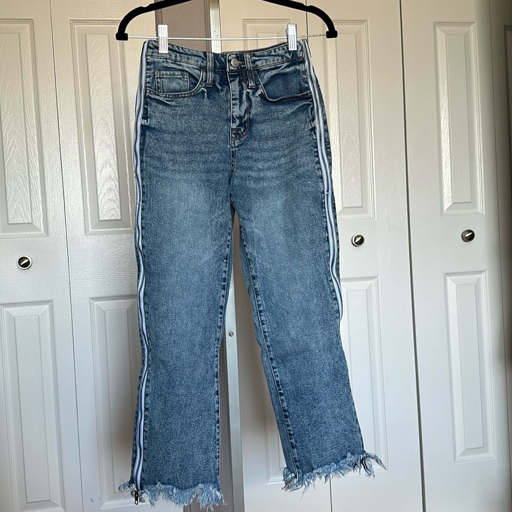 Wild fable zip up denim pants
